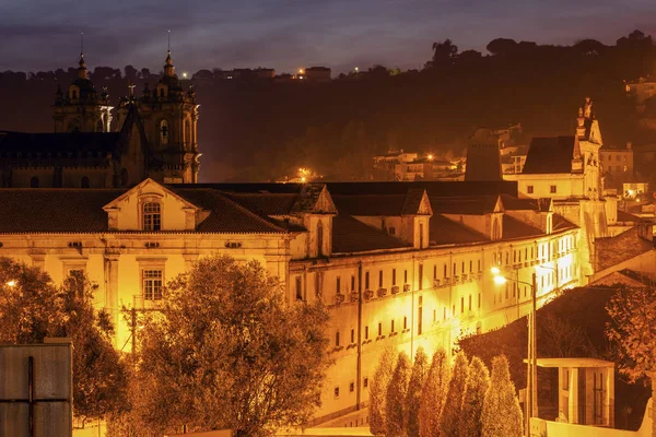 Monastère Alcobaca au coucher du soleil — Photo