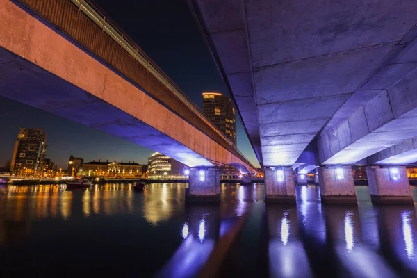 Belfast architecture along River Lagan — Stock Photo, Image