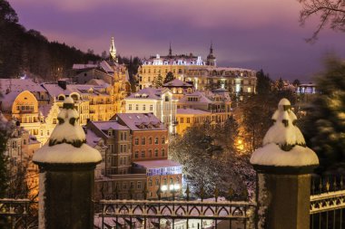 Karlovy Vary kışın