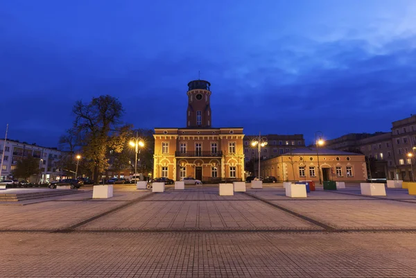 City Hall on Bieganski Square in Czestochowa — Stock Photo, Image
