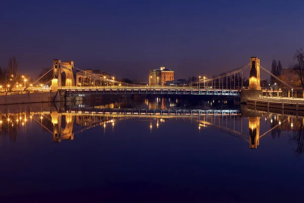 Grunwaldzki Bridge in Wroclaw — Stock Photo, Image