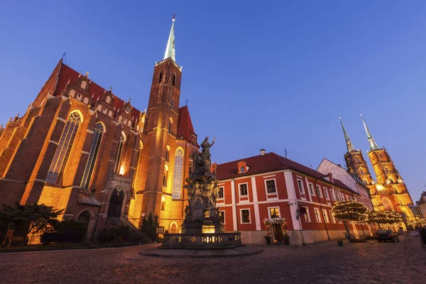 Kościół Kolegiacki Wrocław — Zdjęcie stockowe