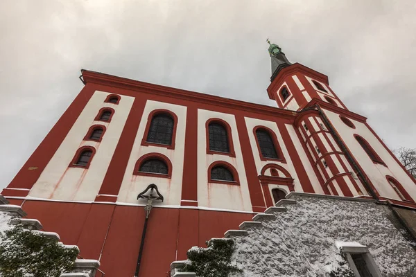 Kerk van Saint Wenceslas in Loket — Stockfoto