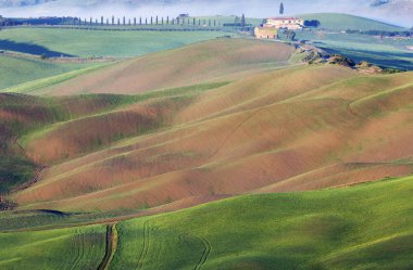 Şaşırtıcı Tuscany manzara