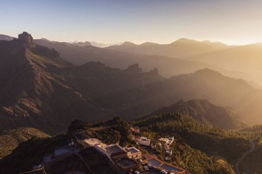 Gran Canaria panorama seen from Artenara