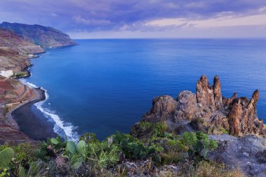 Tenerife panorama alacakaranlıkta