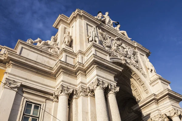 Arco de la Rua Augusta en Lisboa — Foto de Stock