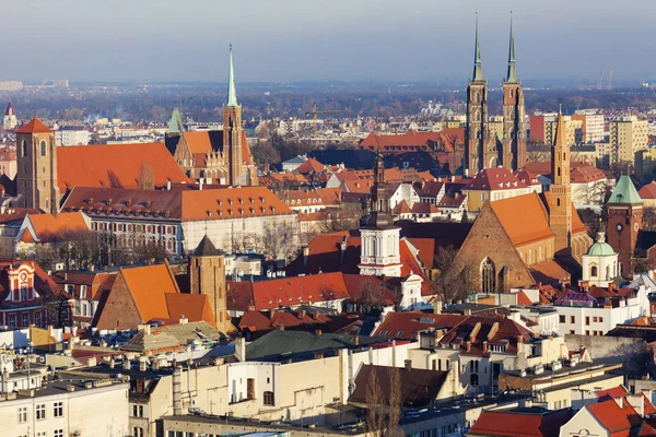 Cattedrale di Breslavia e Collegiata — Foto Stock