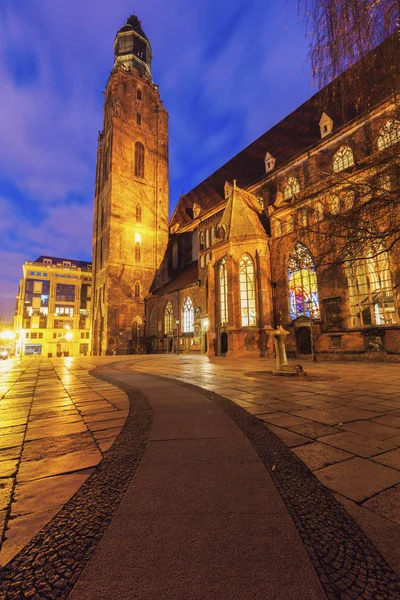 Chiesa di Santa Elisabetta a Breslavia — Foto Stock