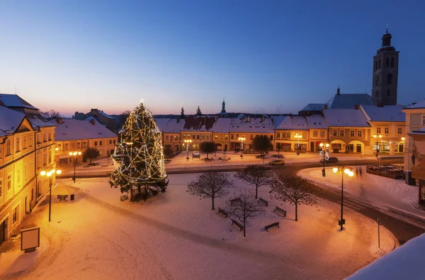 Główny plac Kutná Hora — Zdjęcie stockowe