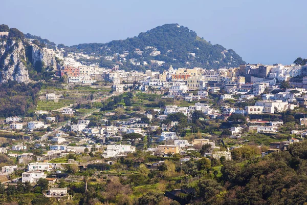 Panorama van Capri eiland — Stockfoto