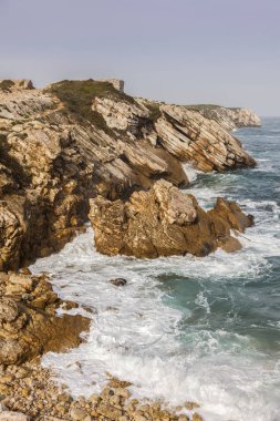 Carrack kargalar - Cabo Carvoeiro Portekiz