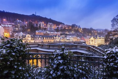 Karlovy Vary kışın
