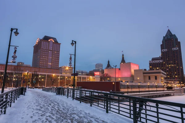 Milwaukee in Winter — Stock Photo, Image