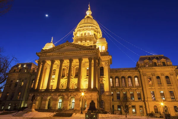 Springfield, Illinois - Edifício Capitólio do Estado — Fotografia de Stock