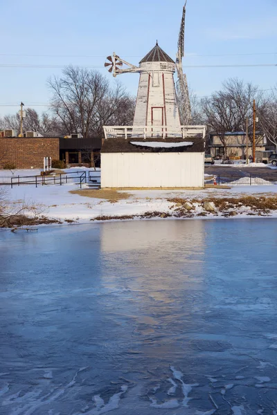 Molino de Frisia de Kansas en Hillsboro — Foto de Stock