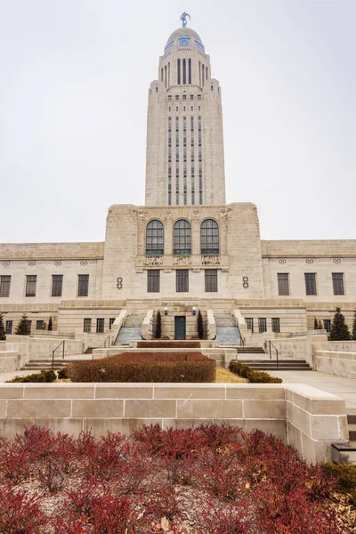 Lincoln, nebraska - state capitol épület — Stock Fotó