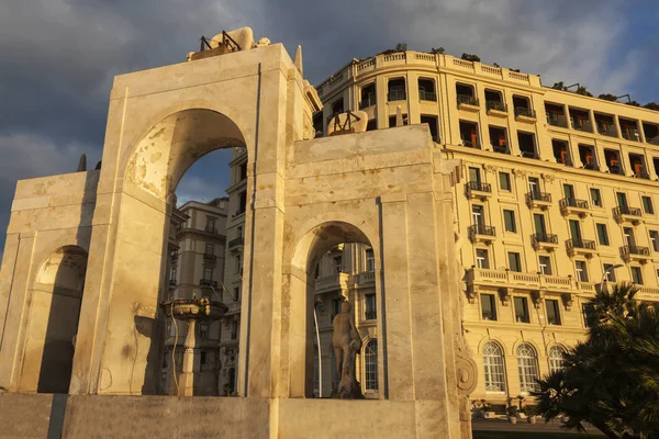 Immacolata Fountain in Naples — Stock Photo, Image