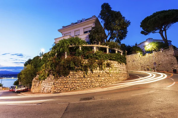 Estradas curvas de Nice — Fotografia de Stock