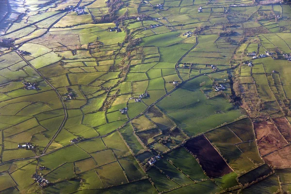 Aerial view of Northern Ireland — Stock Photo, Image