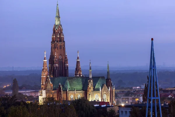 Kościół Mariacki w Dąbrowie Górniczej — Zdjęcie stockowe