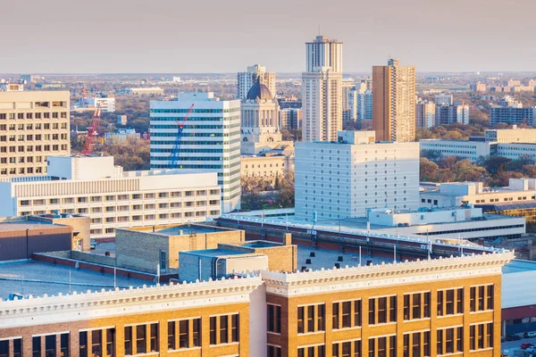 Skyline von Winnipeg — Stockfoto