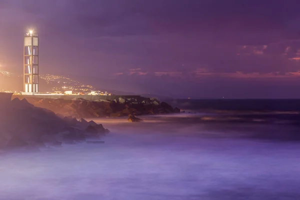 Puerto de la Cruz Lighthouse — 图库照片