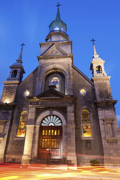 Capela Notre-Dame-de-Bon-Secours em Montreal — Fotografia de Stock