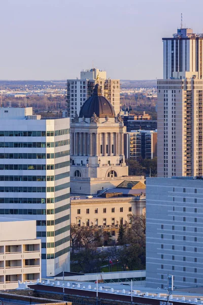 Manitoba lagstiftande byggnad i winnipeg — Stockfoto