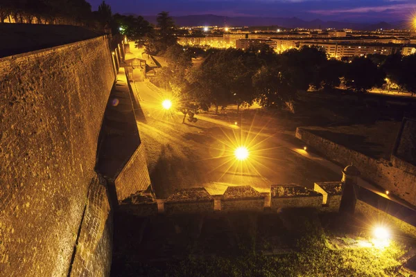 Gamla stadsmuren i Pamplona — Stockfoto