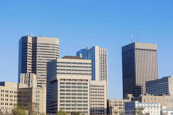 Skyline of Winnipeg — Stock Photo, Image