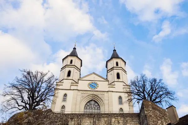 Реформатська церква в Aarburg — стокове фото