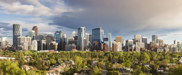 Calgary - panorama da cidade — Fotografia de Stock