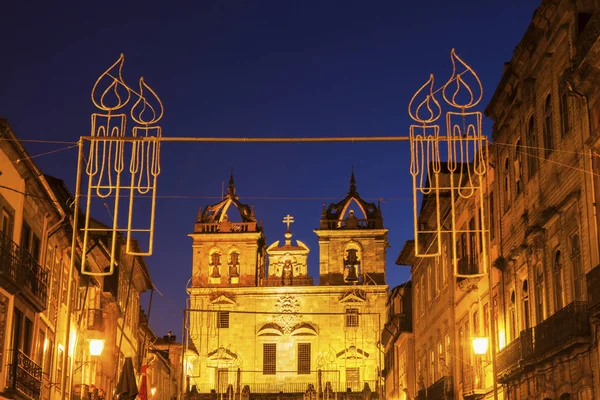 Cattedrale di Braga all'alba — Foto Stock