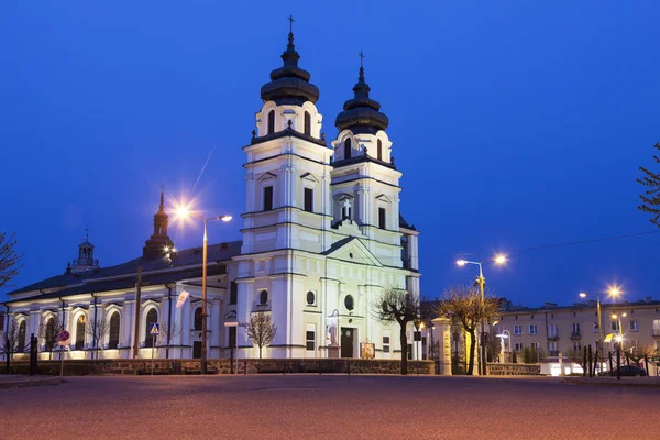 Kościół Świętej Trójcy w Mławie — Zdjęcie stockowe