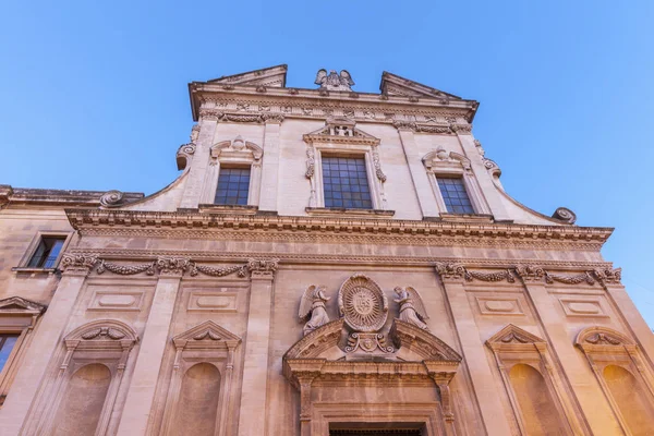 Catedrala Lecce și cerul albastru — Fotografie, imagine de stoc