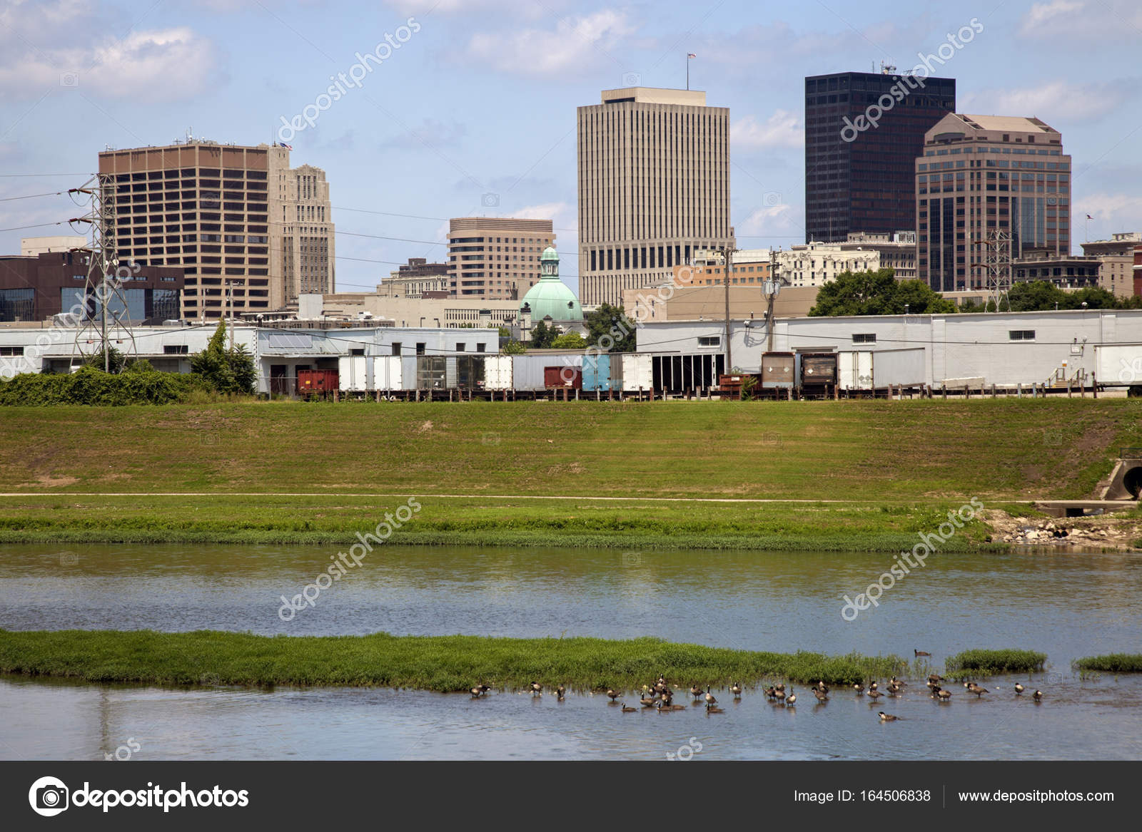 Summer skyline of Dayton, Ohio Stock Photo by ©benkrut 164506838