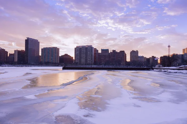 Chicago, kış — Stok fotoğraf