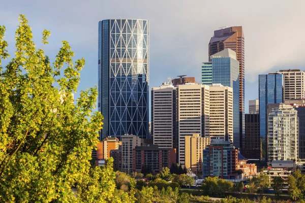 Calgary - panorama města — Stock fotografie