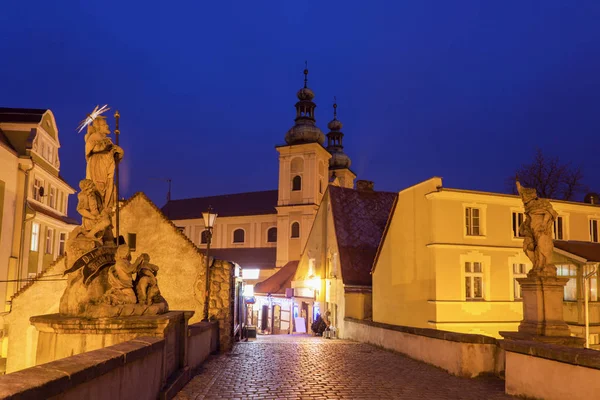 Noche en Klodzko, Polonia —  Fotos de Stock