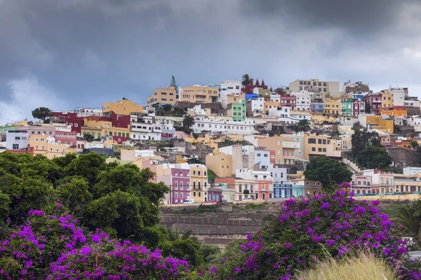 Színes építészet Barrio San Juan-Las Palmas — Stock Fotó