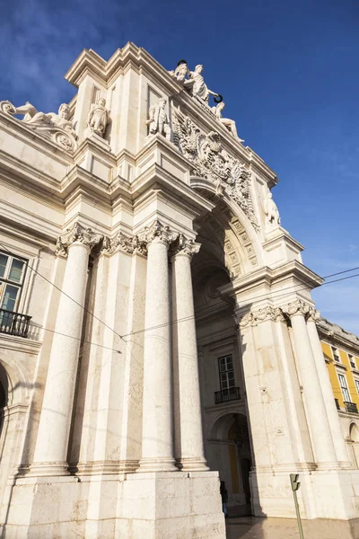 Łuk Rua Augusta w Lizbonie — Zdjęcie stockowe