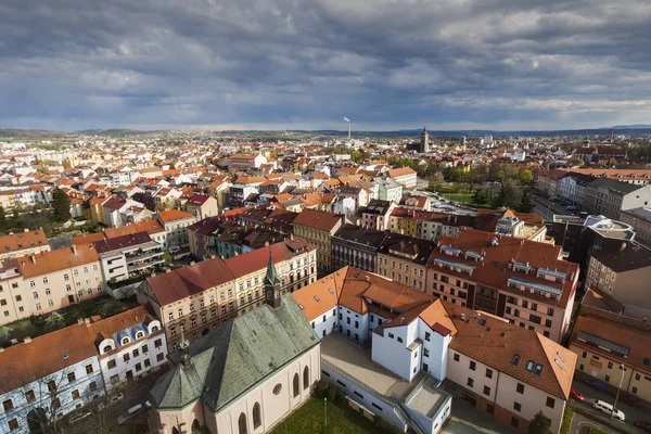 Panorama miasta Czeskie Budziejowice — Zdjęcie stockowe