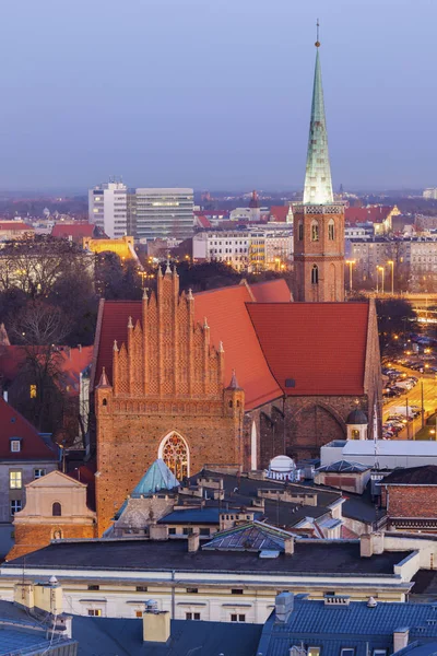 De St. Adalbert kerk in Wroclaw — Stockfoto