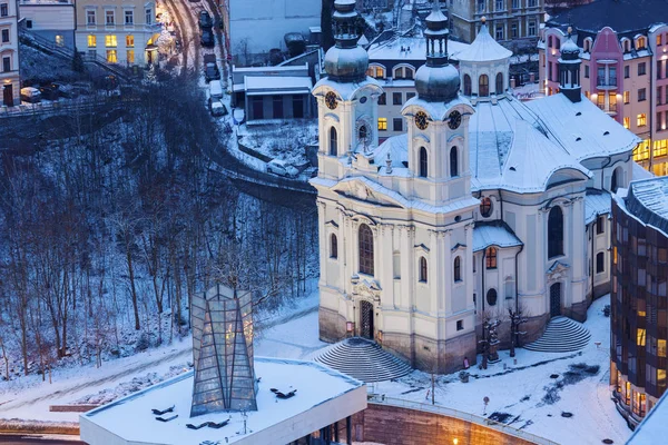 Iglesia María Magdalena en Karlovy Vary — Foto de Stock