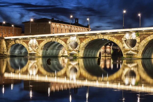 Pont Neuf v Toulouse — Stock fotografie