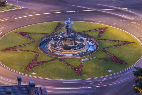 La Fuente de las Tres Gracias en Málaga — Foto de Stock