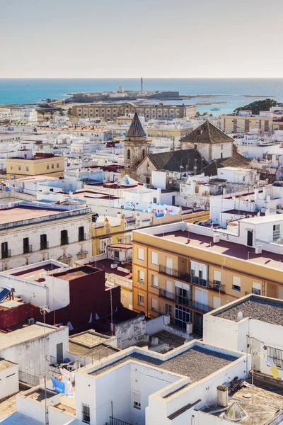 Panorama aéreo de Cádiz — Fotografia de Stock