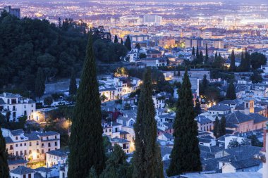 Granada Panoraması akşam