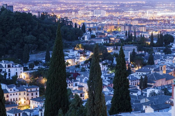 Granada Panoraması akşam